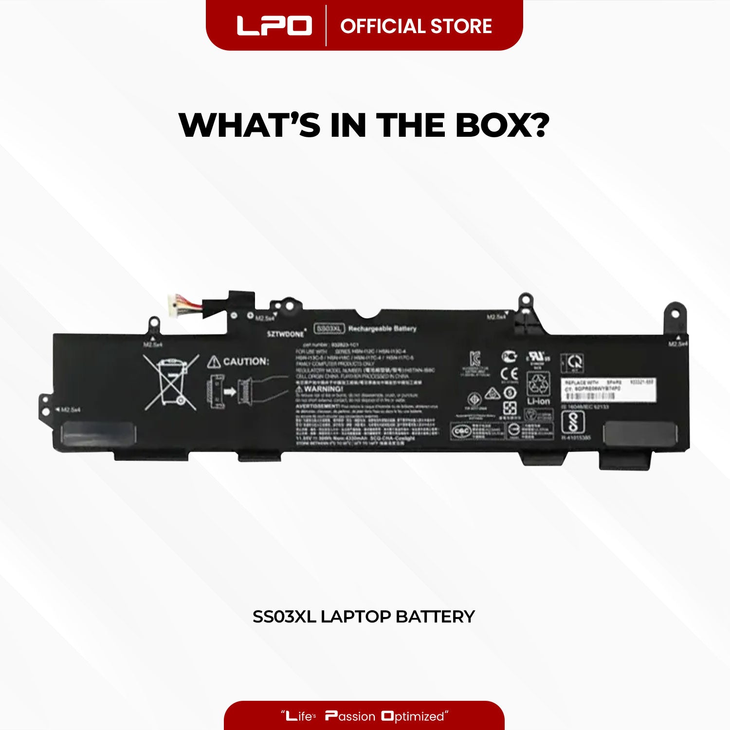 Laptop Battery SS03XL Compatible with HP EliteBook 735 G5, EliteBook 745 G5, EliteBook 745 G6