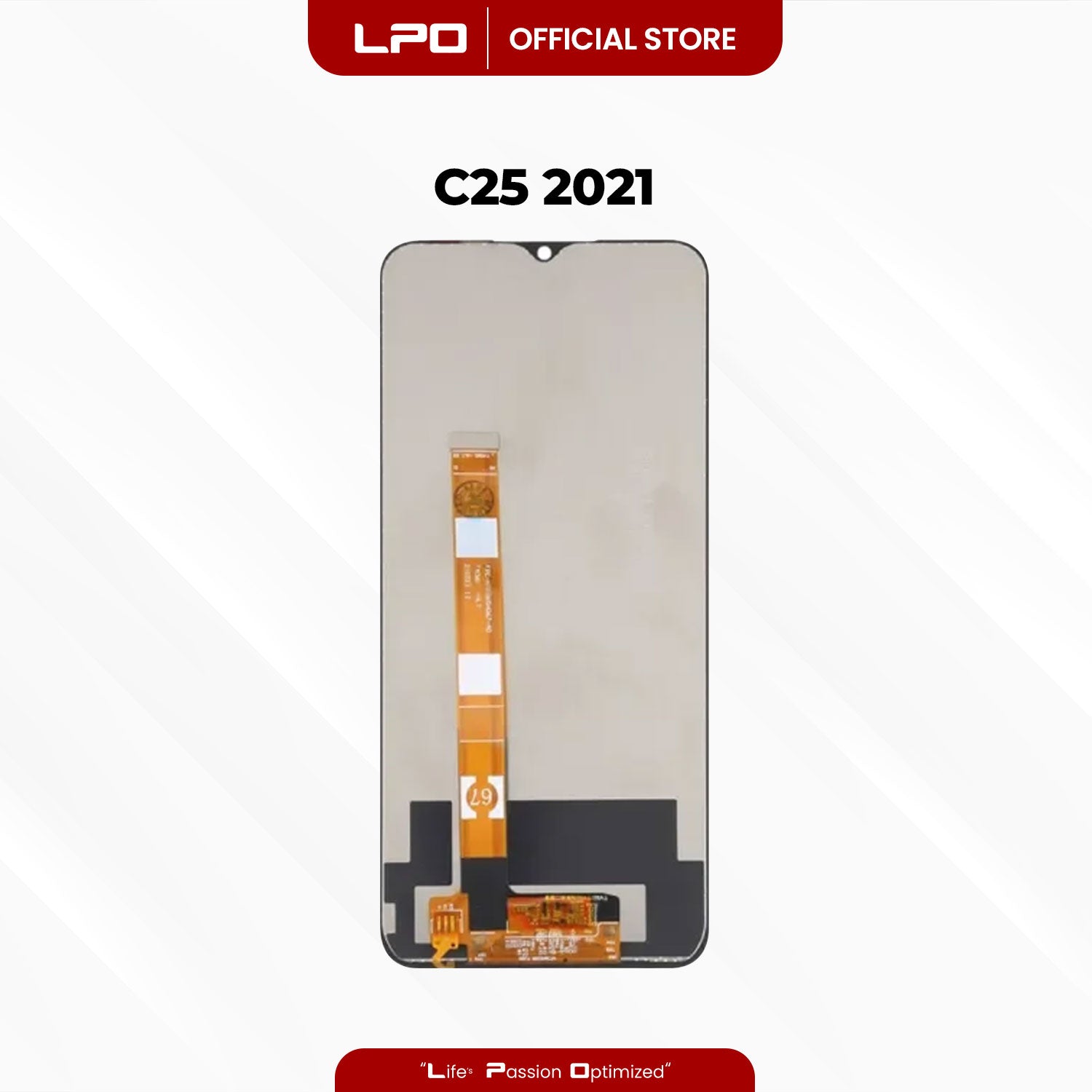 Cellphone LCD Screen	6.5 Realme C25 2021 Compatible with RMX3193, RMX3191