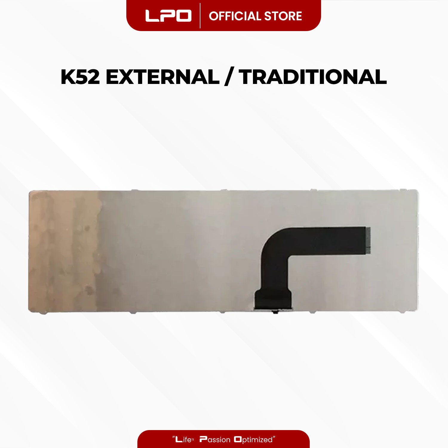 Laptop Keyboard ASUS K52 / K53 External / Traditional Black US Compatible with Asus K52N K52F K52J