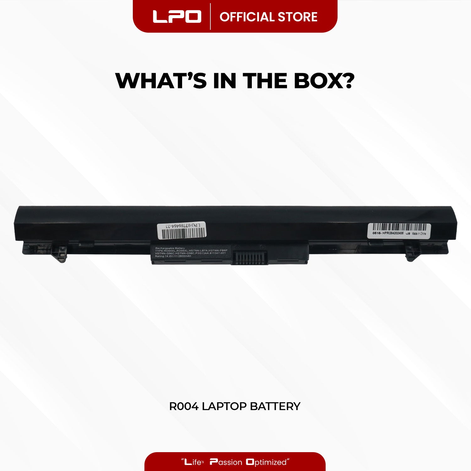 Laptop Battery RO04 Compatible with HP 805044-221 HSTNN-DB7A R006XL 805044-251 - LPO Laptop PC-Outlet