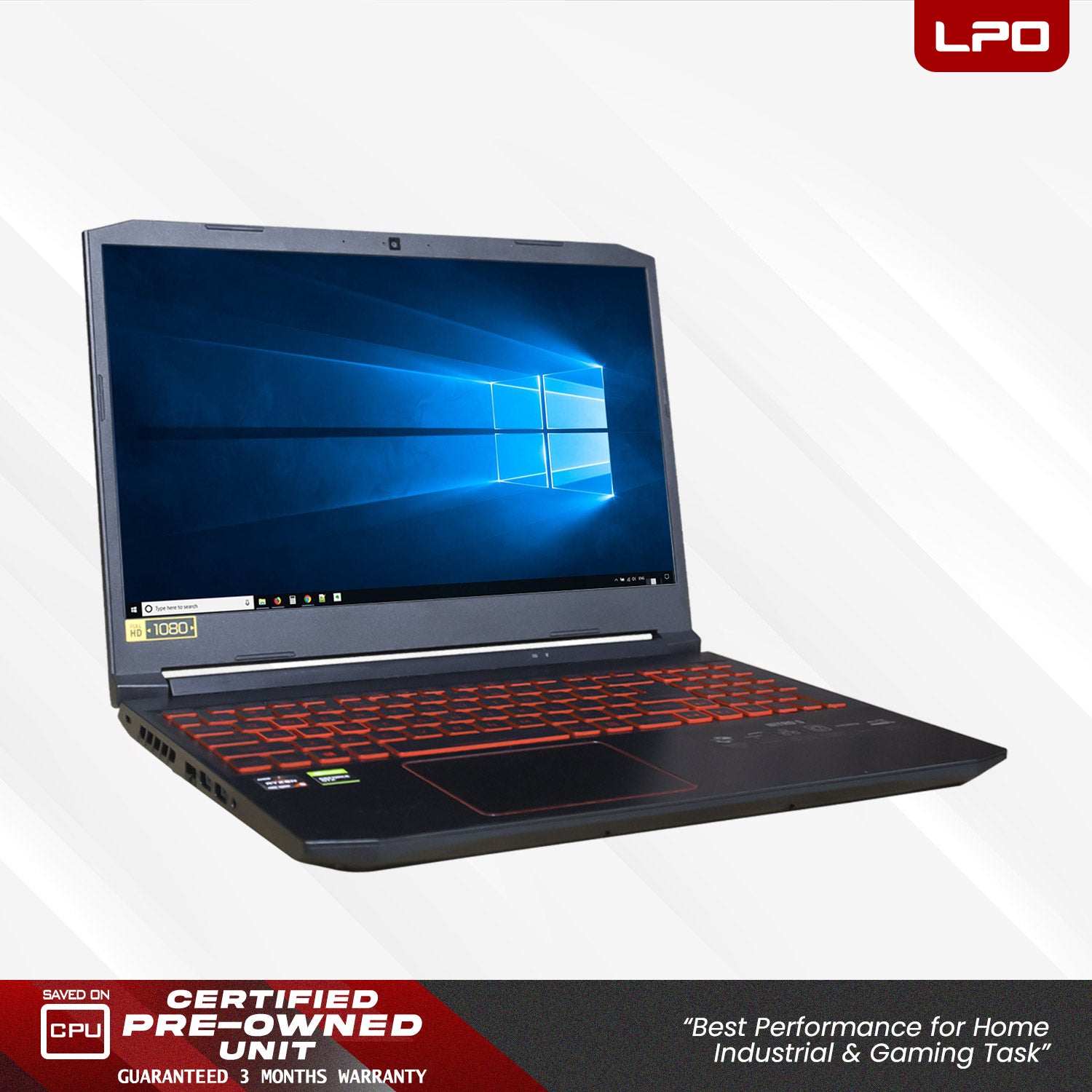 Laptop Acer Nitro 5 AN515-44 AMD Ryzen 5 4600H 3.00Ghz 16GB DDR4 256GB NVMe SSD AMD Radeon + NVIDIA GeForce GTX 1650 4GB 15.6