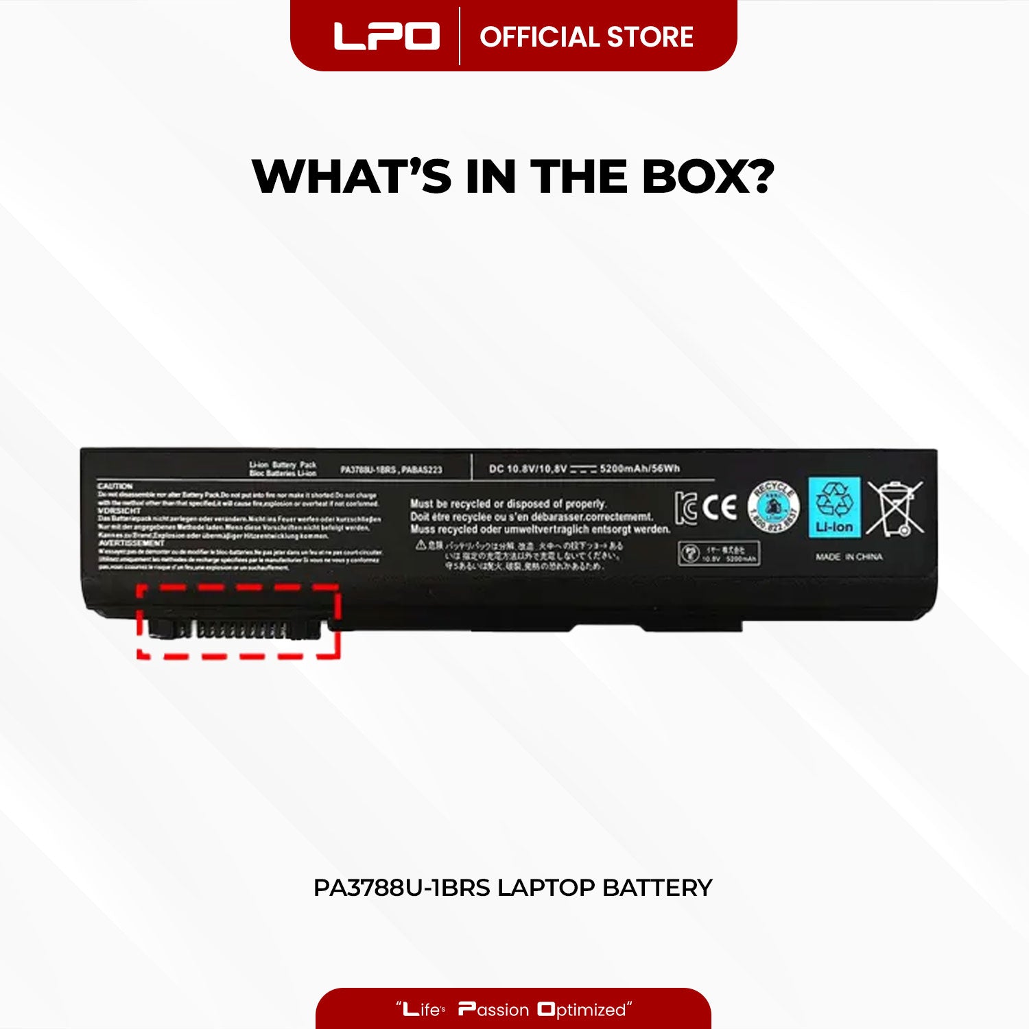 Laptop Battery PA3788U-1BRS Compatible with Toshiba DYNABOOK SATELLITE B550/B