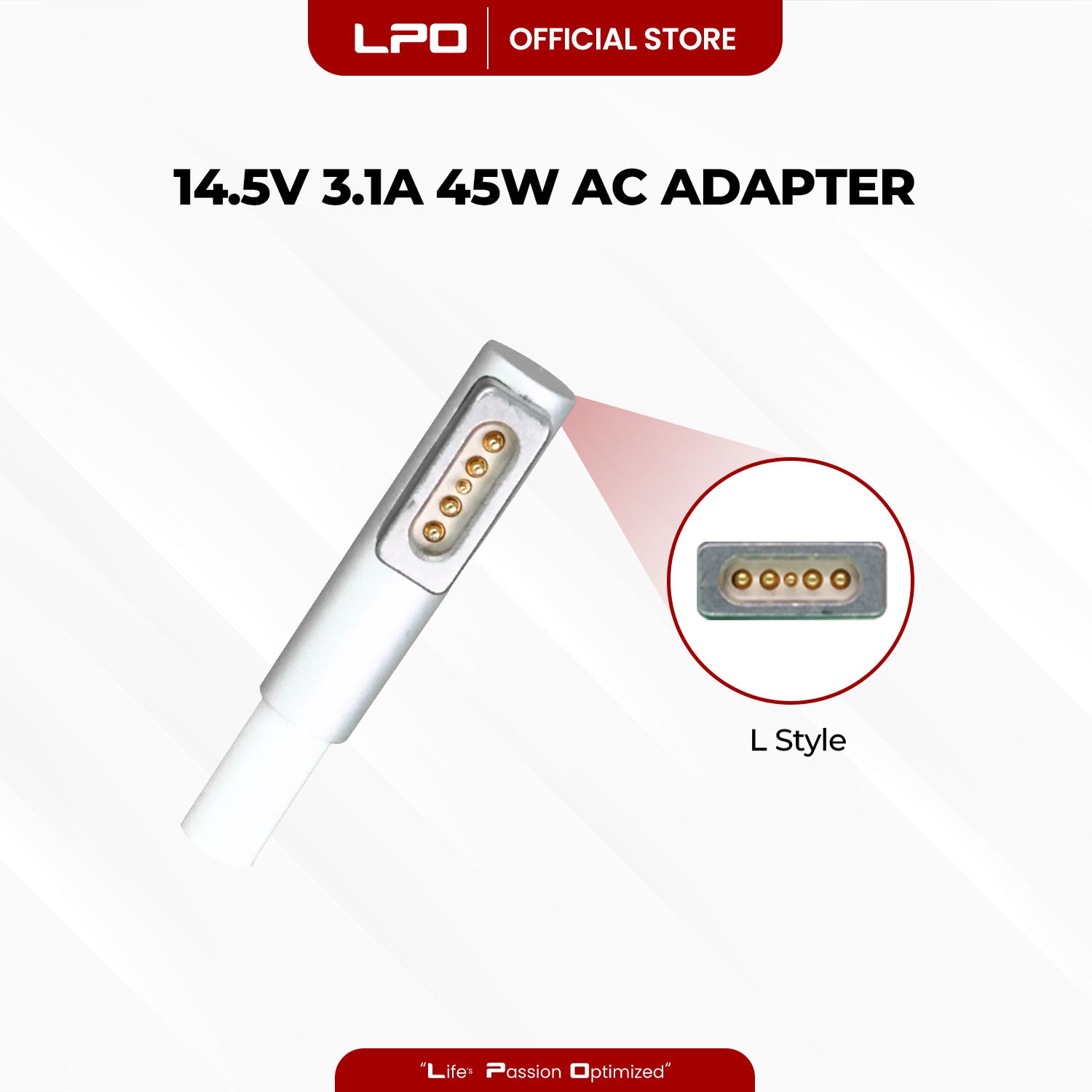 Laptop Charger MacBook 14.5V 3.1A 45W L Style Compatible with MacBook Air 11 inch and 13 inch: MacBook Air (13 inches, mid-2011) MacBook Air (11 inches, mid-2011) MacBook Air (13 inches, late 2010) MacBook Air (11 inches, late 2010)