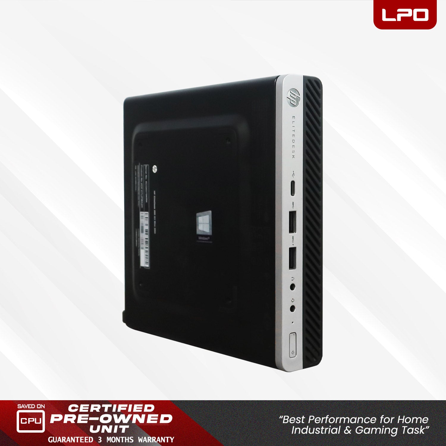 Pre owned HP EliteDesk 800 G3 Mini PC