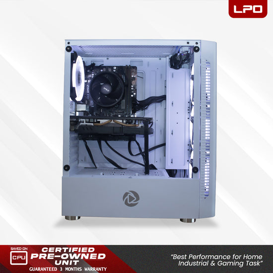 Gaming Unit AMD Ryzen 5 5500 3.5Ghz B450MHP AM4 Socket RX580 8GB 16GB DDR4 256GB 2.5