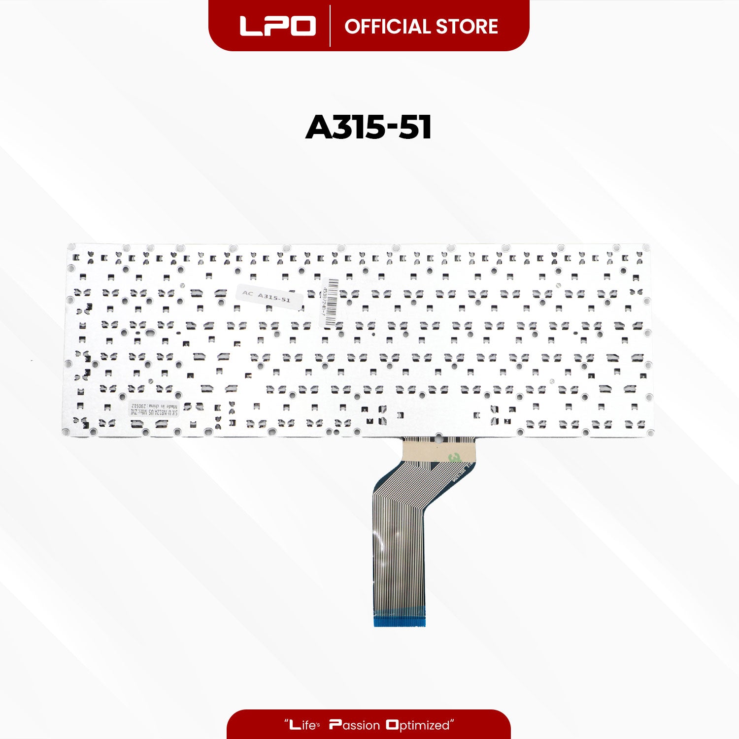 Laptop Keyboard ACER A315-21	 Internal Type / Panel Black US Compatible with Acer Aspire 3 A315-21