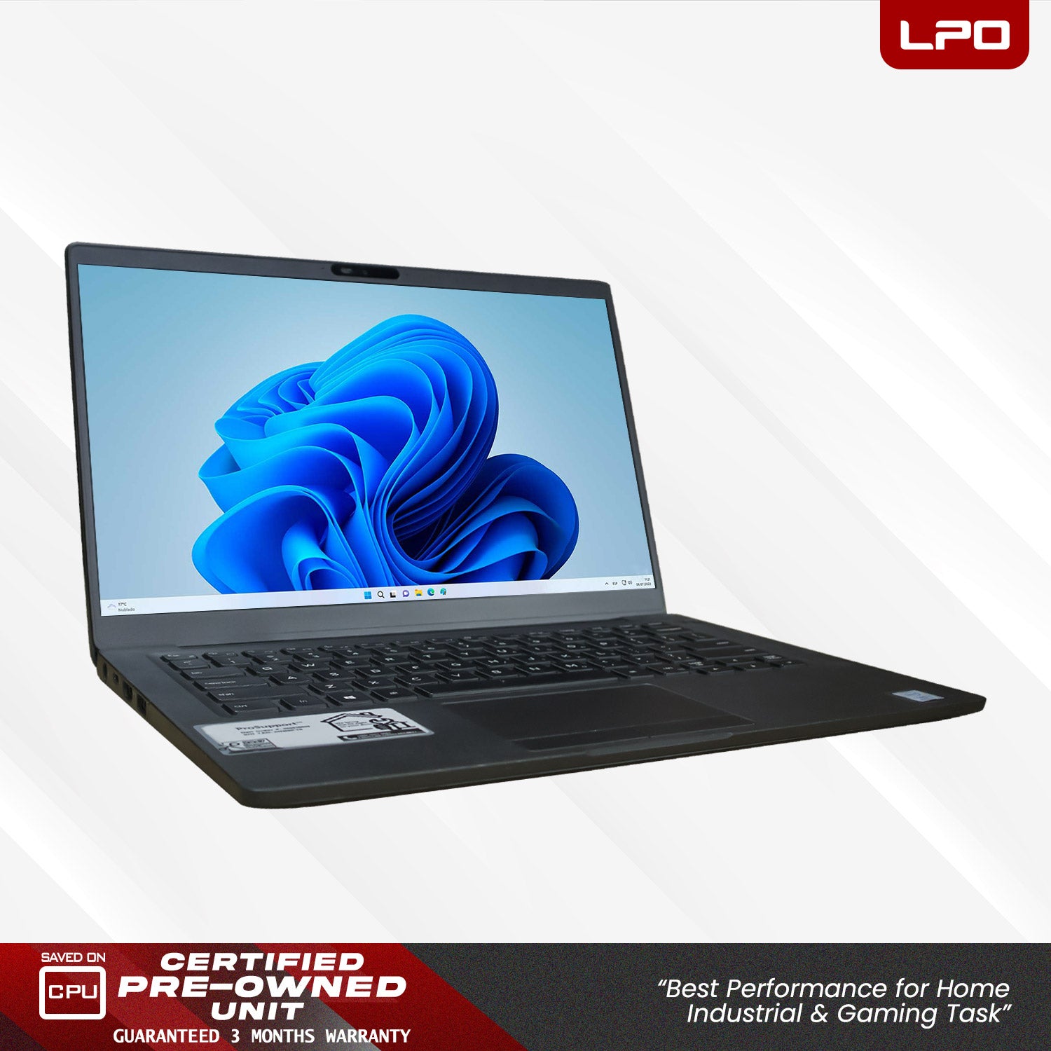 LPO Laptop Dell Latitude 7400 Intel Core i5-8265U 1.60Ghz 16GB DDR4 256GB M.2 SSD Intel UHD 620 14.0