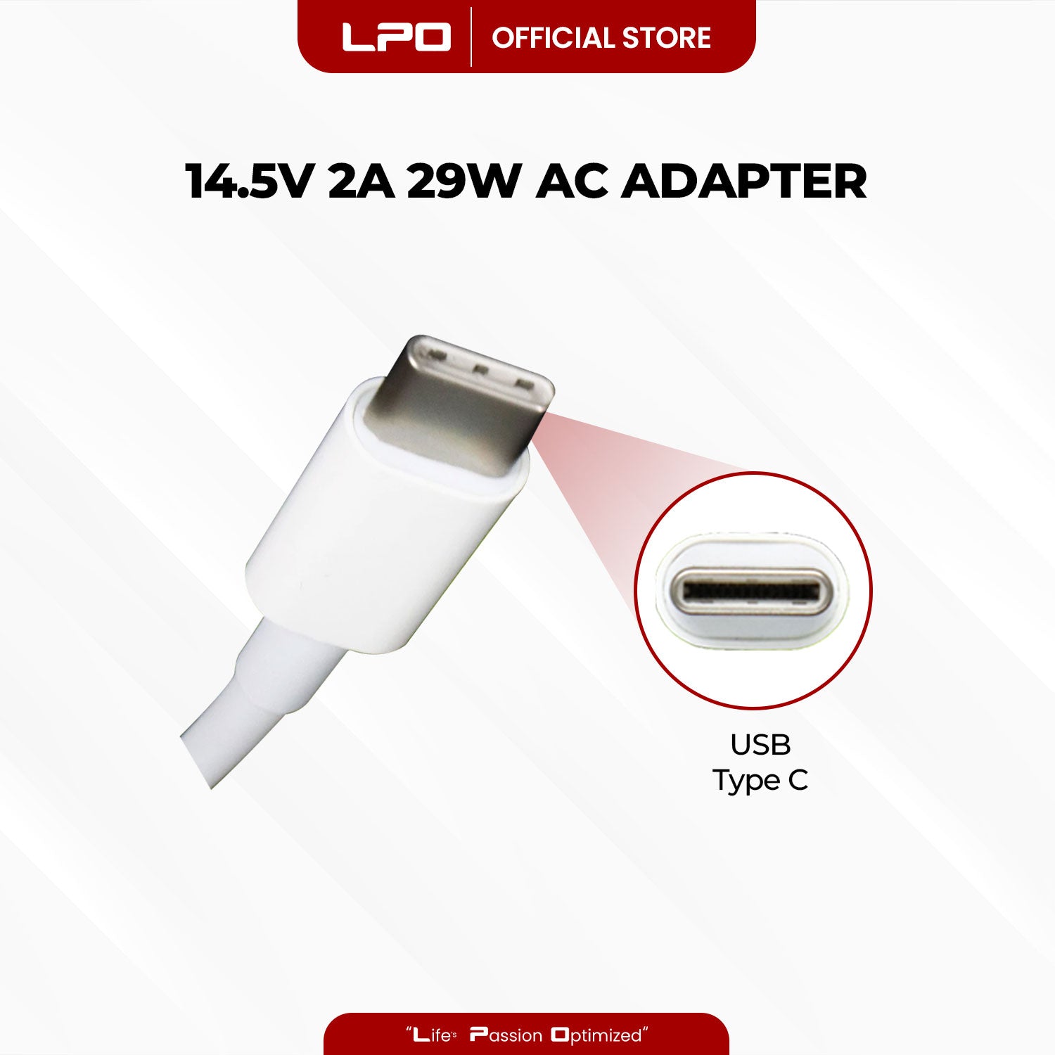 Laptop Charger MacBook 14.5V 2A 29W USB TYPE C Compatible with Macbook Pro Retina 12 inch A1534 A1540