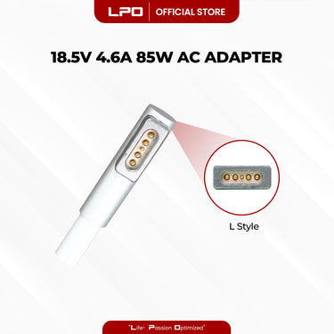 Laptop Charger MacBook 18.5V 4.6A 85W L Style Compatible with 15- and 17-inch MacBook Pro A1222 A1290 A1343