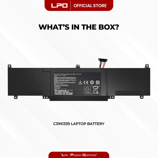 Laptop Battery C31N1339 Compatible with Asus ZenBook UX303 TP300L Q302L UX303L UX303LA
