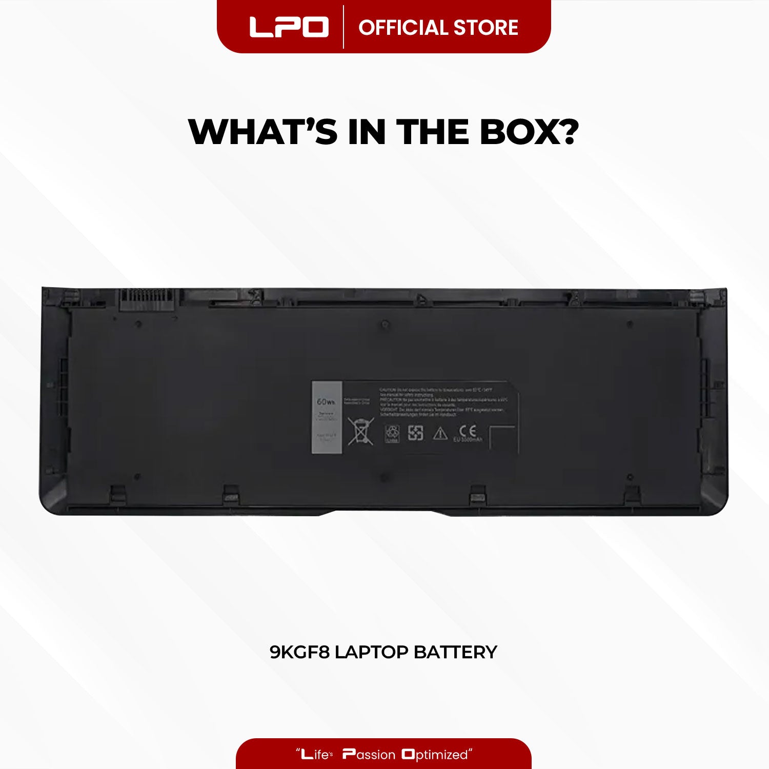 Laptop Battery 9KGF8 Compatible with Dell Latitude 6430U-100TB 6430U 6430U ULTRABOOK 6430U-102TB