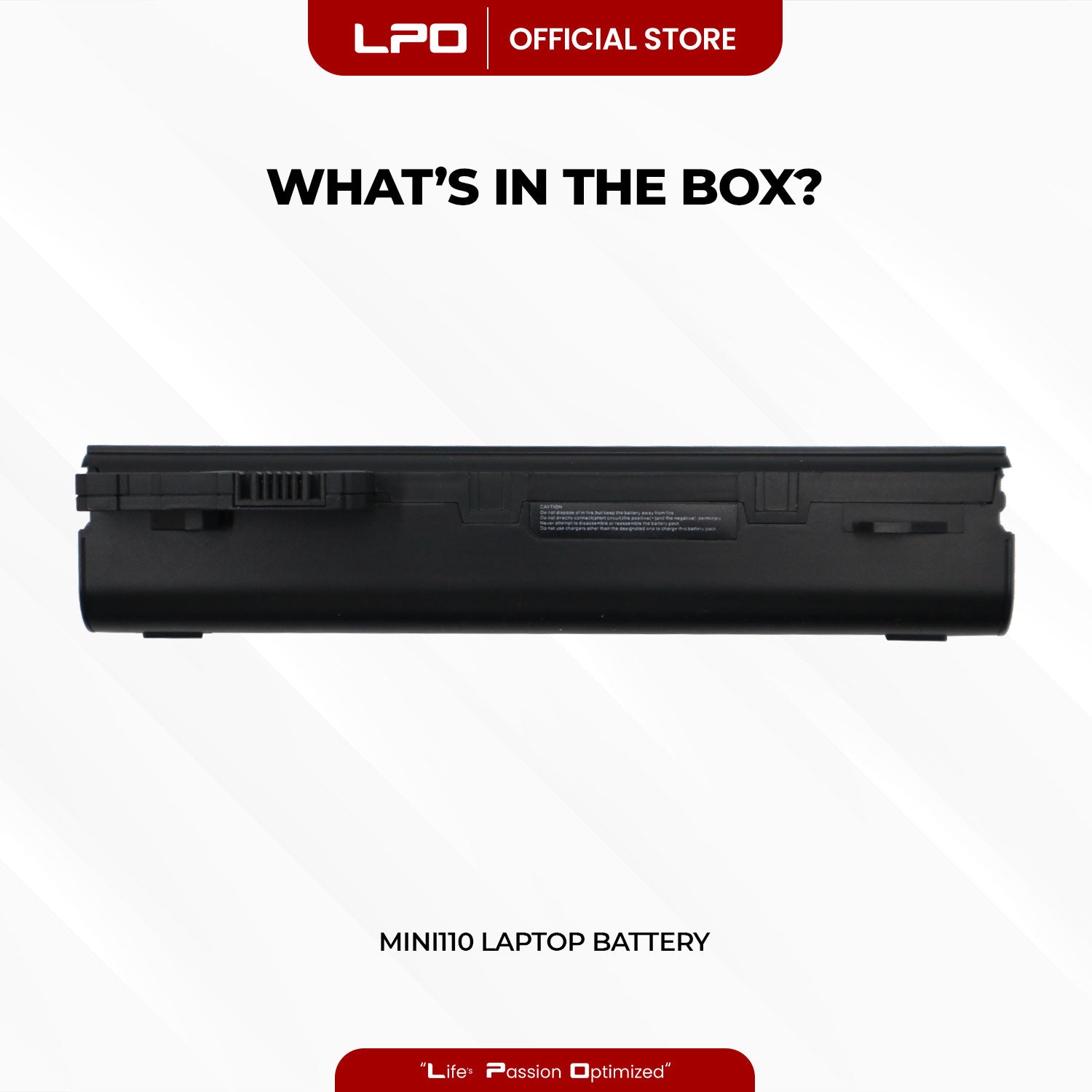 Laptop Battery MINI 110 HSTNN-CB0C Compatible with HP Mini 110C-1110ES, 1030ER, CQ10-140SE, 166SB - LPO Laptop PC-Outlet