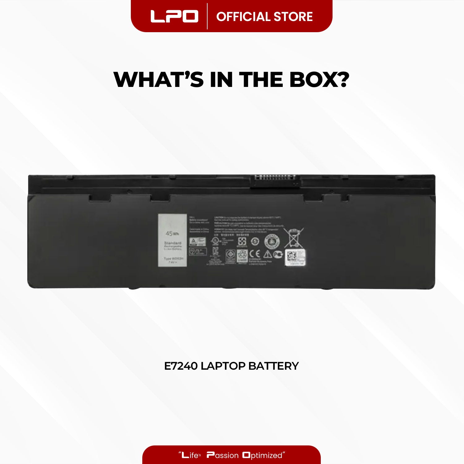 Laptop Battery E7240 Compatible with Dell Latitude E7240 E7250 7240 7250 Ultrabook X01 PT1