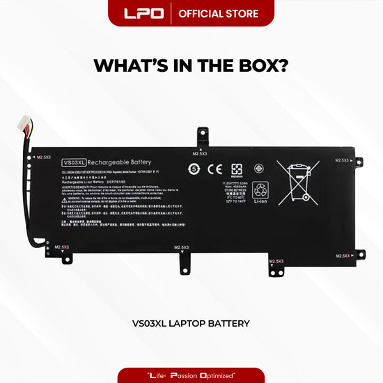 Laptop Battery VS03XL Compatible with HP Envy 15-AS000NC / Envy 15-AS000UR / Envy 15-AS001NG