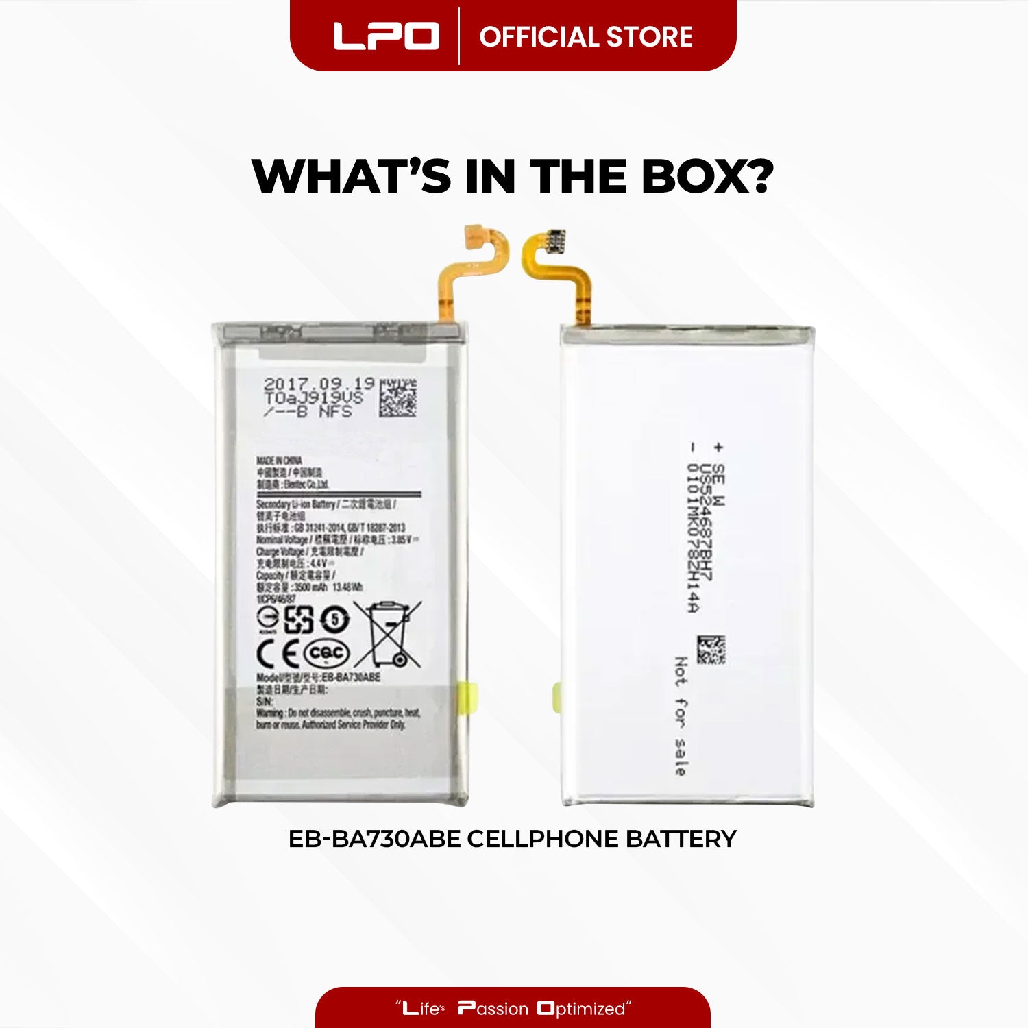 Cellphone Battery Samsung Galaxy A8+ 2018 EB-BA730ABE Compatible with SM-A730F
