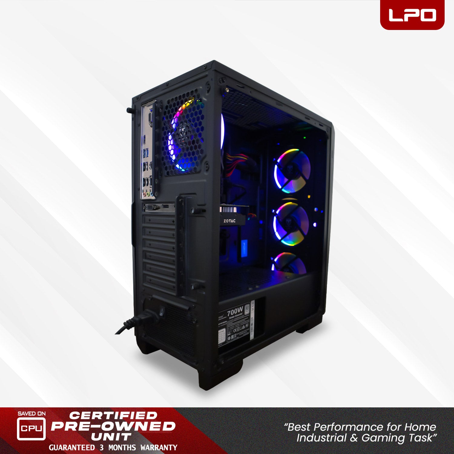 Gaming Unit Intel Core i7-11700F 4.90Ghz H510M Pro-E 1200 Socket Motherboard 32GB DDR4 240GB 2.5