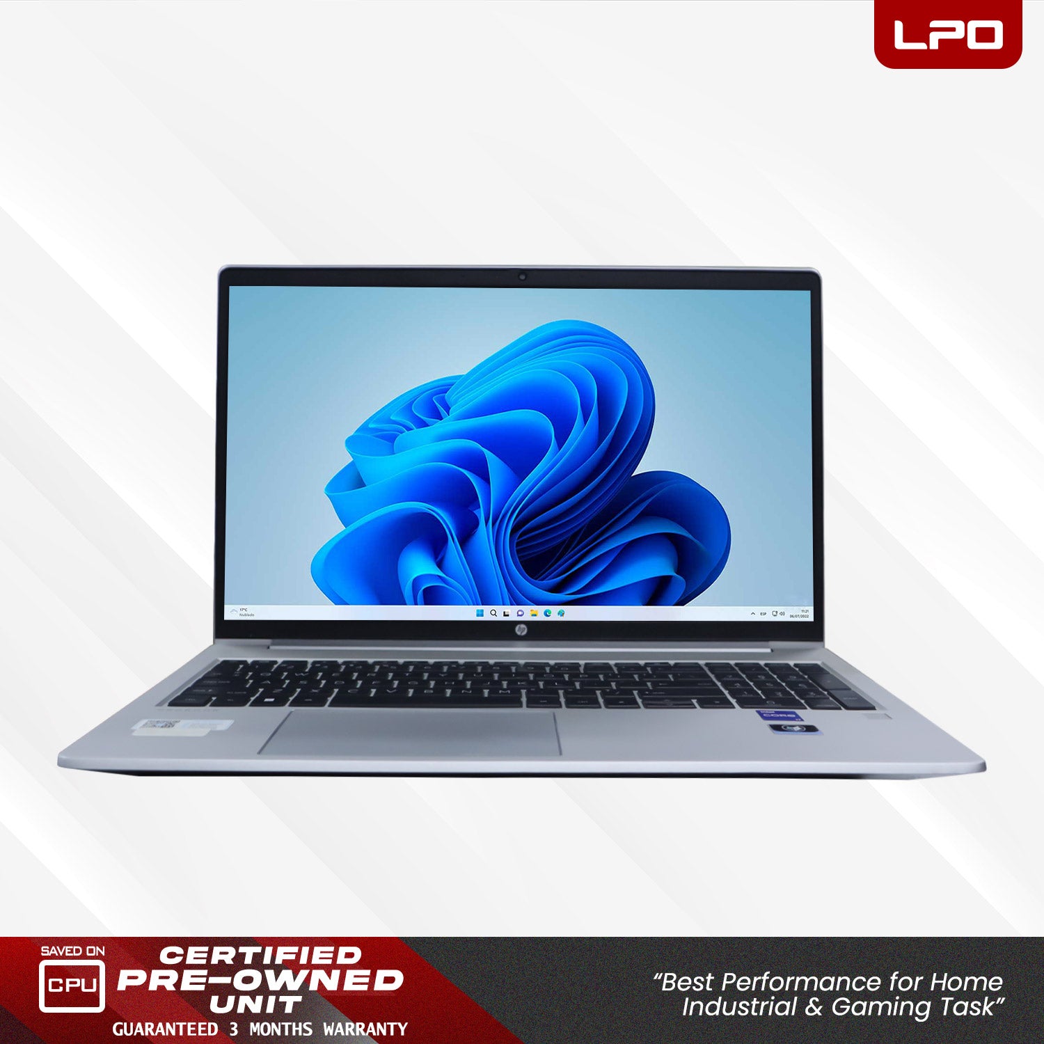LPO Laptop Hp ProBook 450 G9 Intel Core i7-1255U @ 4.70 GHz, 1700 MHz 8GB DDR4 512GB SSD 15.6