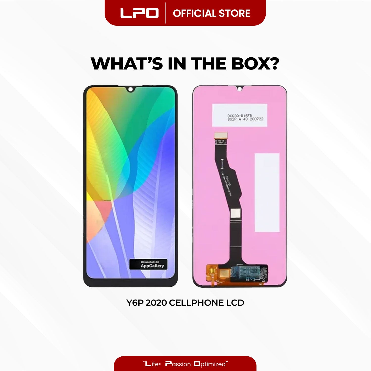 Cellphone LCD Screen	6.3