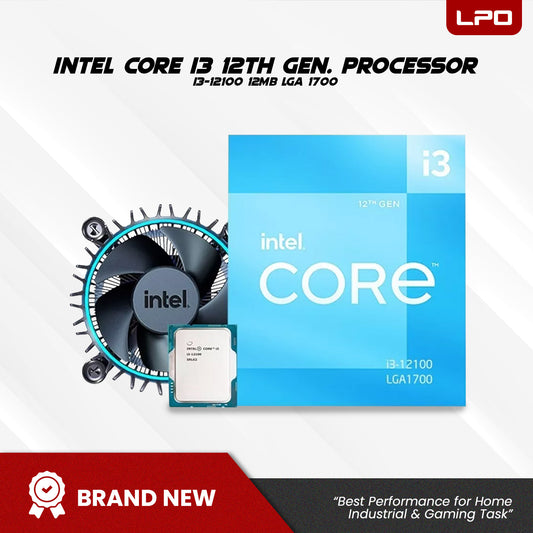 Intel® Core™ i3-12100 12MB @3.30GHz