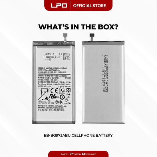 Cellphone Battery	Samsung Galaxy S10 2019 EB-BG973ABU Compatible with SM-G973F, SM-G973U