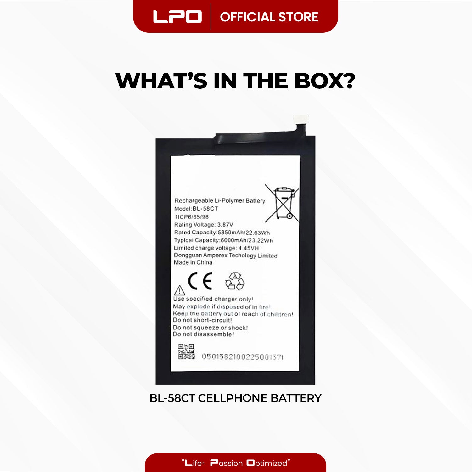 Cellphone Battery Tecno Spark 7T 2021 BL-58CT Compatible with Tecno Spark 7 2021 - LPO Laptop PC-Outlet