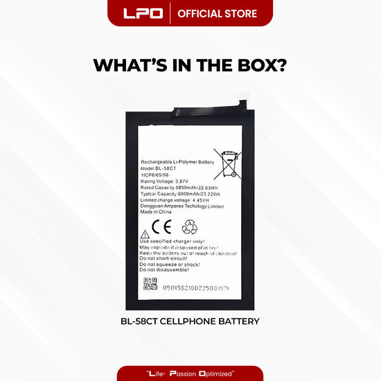 Cellphone Battery Tecno Spark 7T 2021 BL-58CT Compatible with Tecno Spark 7 2021 - LPO Laptop PC-Outlet