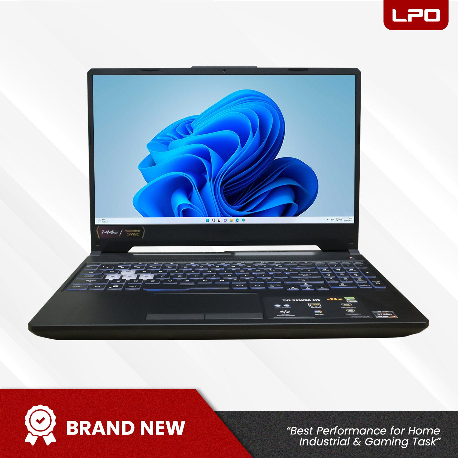 Laptop Asus TUF Gaming A15 AMD Ryzen 7-7435HS/BGA 8GB DDR5 512GB PCIE G4 SSD NVIDIA GeForce 4GB RDDR6 RTX 2050 15.6