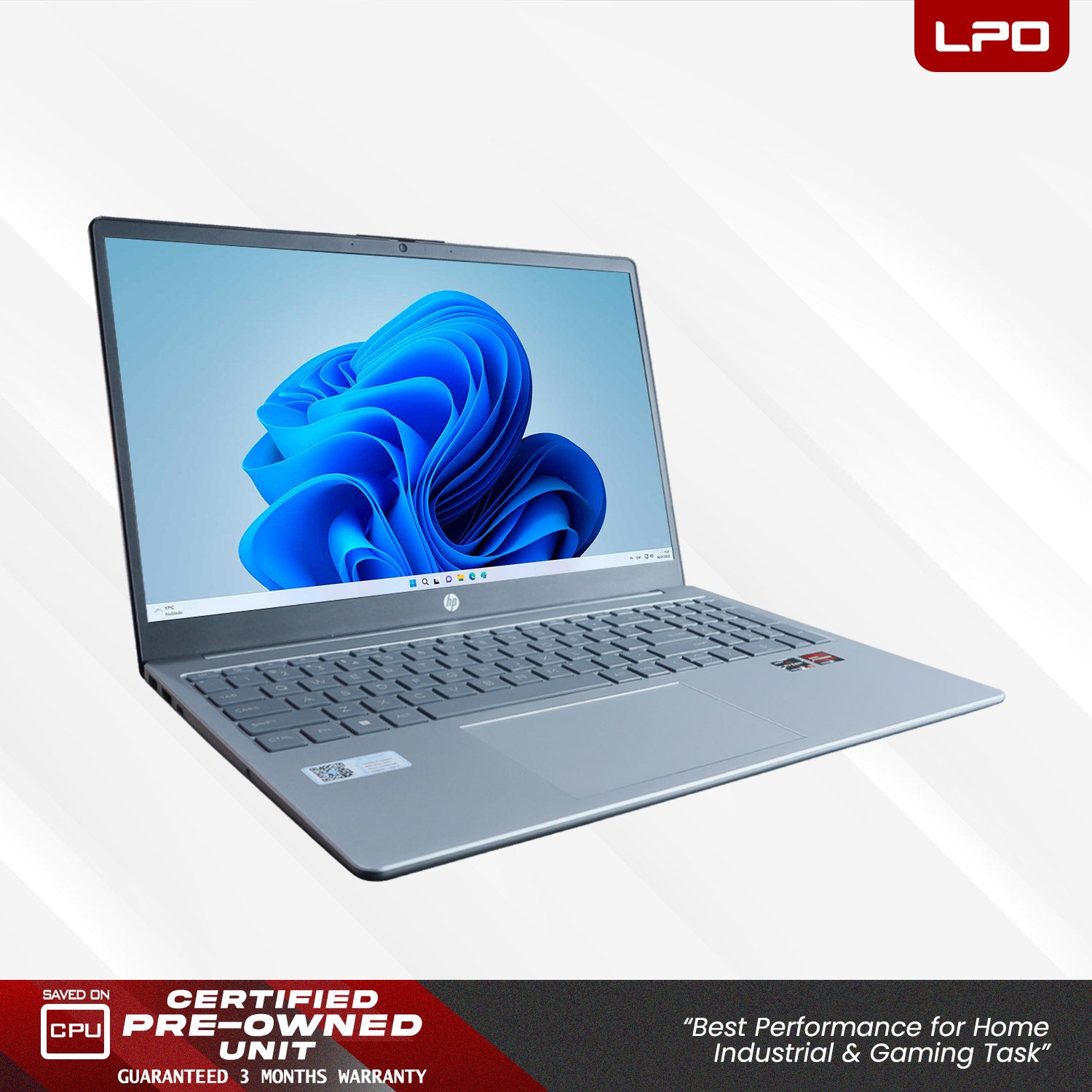 LPO Laptop HP Laptop 15 FC0425AU  AMD Ryzen 5 7520U @ 2.8GHz 8GB DDR5 512GB SSD 15.6