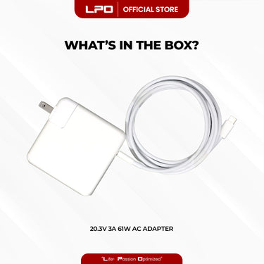 Laptop Charger MacBook 20.3V 15V 12V 9V 3A / 5.2V 2.4A 61W TYPE C/USB C Compatible with MacBook Air (M1, 2020) MacBook Air (Retina, 13-inch, 2020)