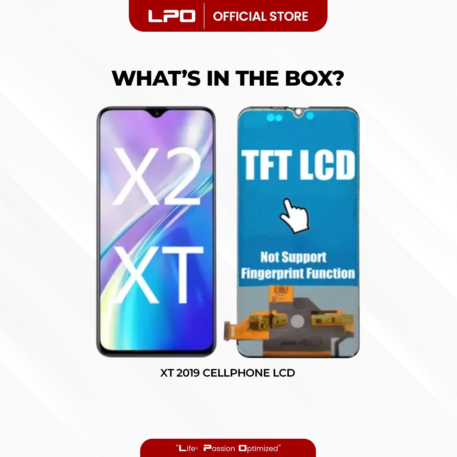 Cellphone LCD Screen	6.4 Realme XT 2019 Compatible with RMX1921