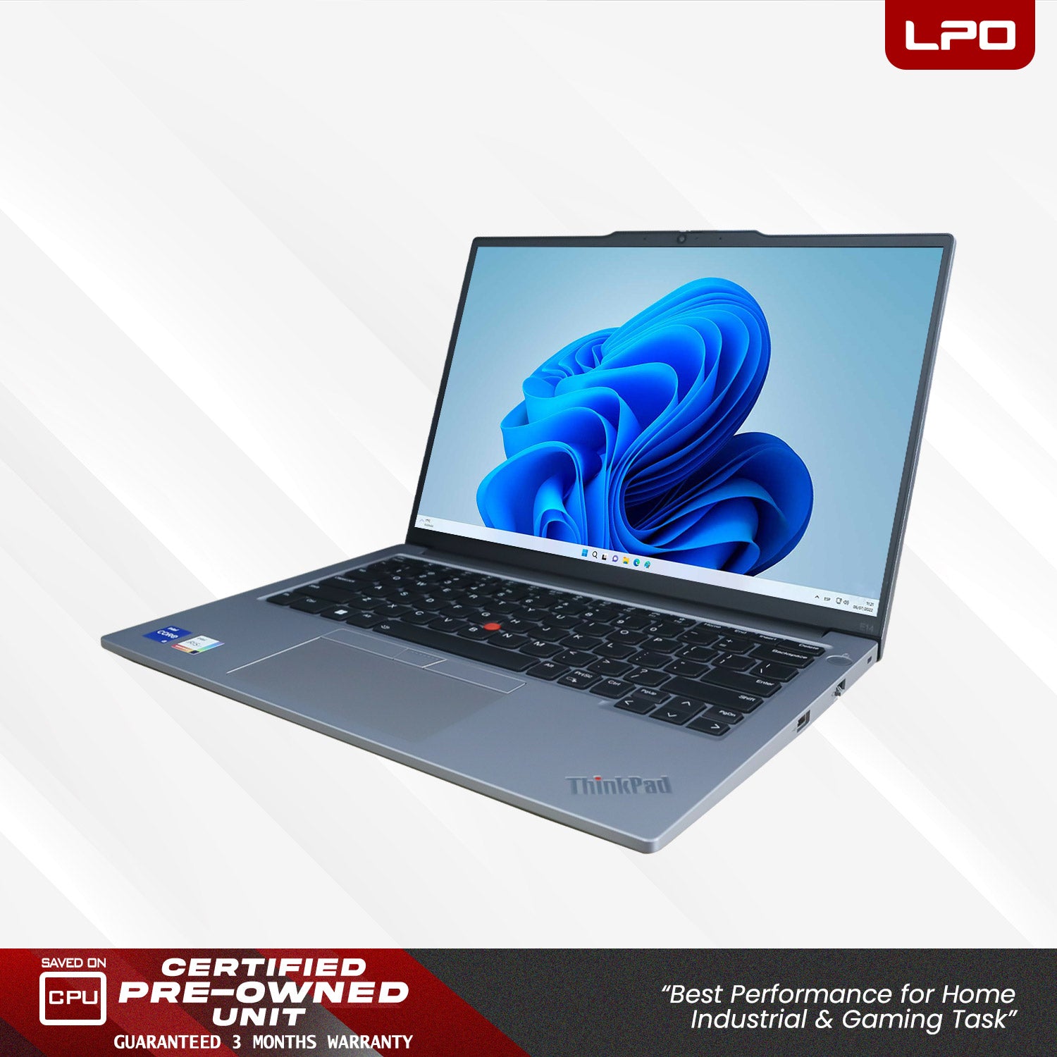 LPO Laptop Lenovo ThinkPad E14 Gen 5 Intel Core i5-1335U @ 4.6GHz 16GB DDR4 512GB SSD 14.0