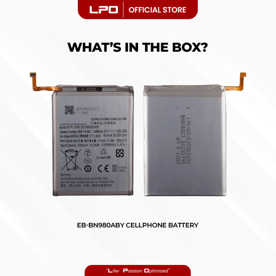 Cellphone Battery Samsung Galaxy Note 20 2020 EB-BN980ABY Compatible with SM-N980F, SM-N980F/DS