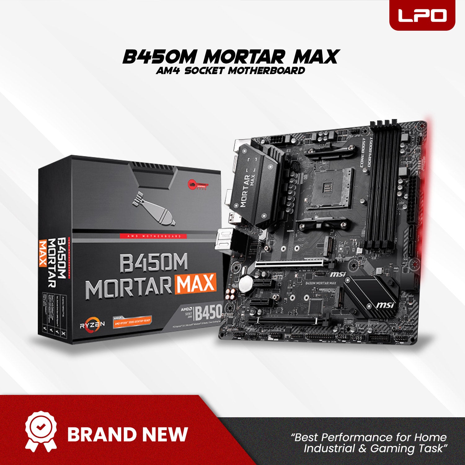 Gaming Desktop Computer AMD Ryzen 5 5600G 3.9Ghz B450M Mortar Max AM4 Socket Motherboard AMD Radeon Vega 7 16GB DDR4 128GB SSD + 300GB HDD 28