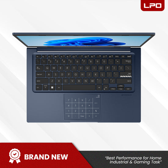 LPO Laptop Asus Vivobook 14 X1404V Intel Core i5-1334U @4.6Ghz 256GB SSD 4GB + 8GB(on board) DDR4 Intel Iris Xe 14.0 inch FHD Windows 11 Home