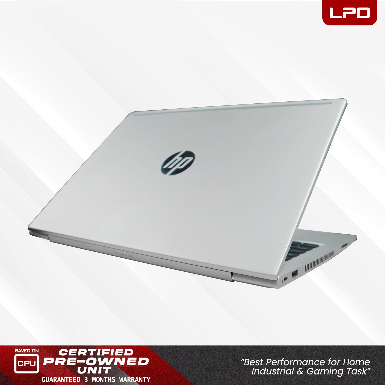 LPO Laptop HP ProBook 440 G7 Intel Core i5-10210U @ 1.60GHz 8GB DDR4 256GB SSD 14.0