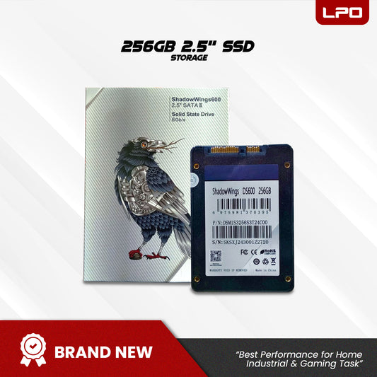 Ready to Build: Shadow Wings 256GB 2.5" SSD