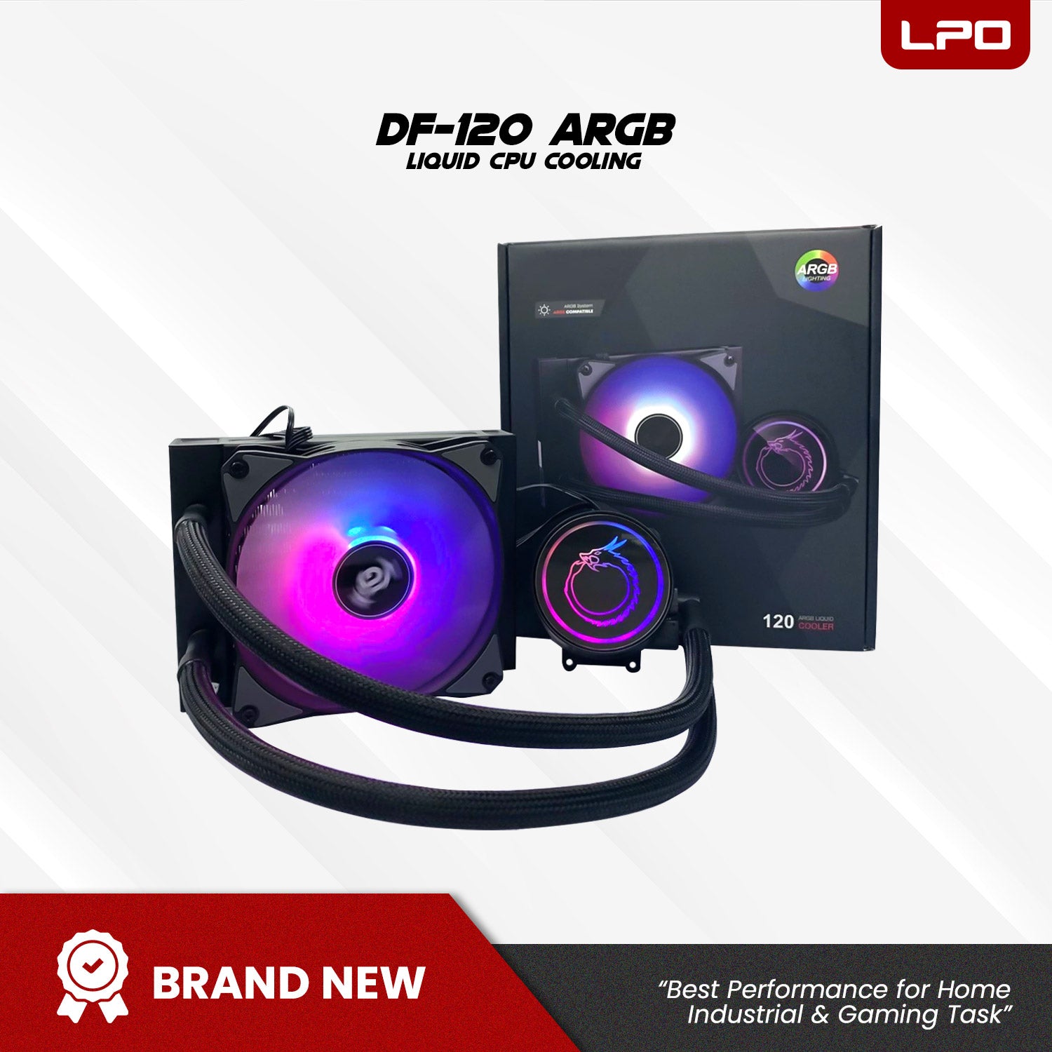 Gaming Unit AMD Ryzen 7 5700G 3.8Ghz B550M DS3H AM4 Socket 32GB DDR4 512GB NVME M.2 SSD RGB AK600W 80+ Bronze DF-120 ARGB Liquid CPU Cooling Meteor 03 Casing (Game Ready)