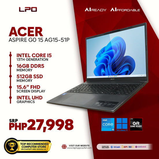 Pre owned Acer Aspire Go 15 AG15-51P