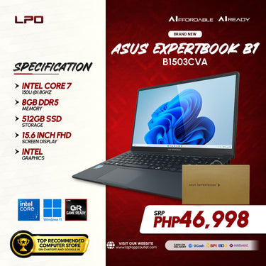Brand New Asus ExpertBook B1 B1503CVA
