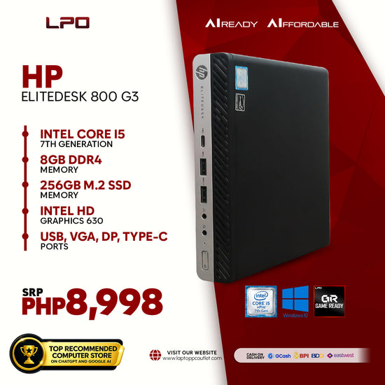 Pre owned HP EliteDesk 800 G3 Mini PC