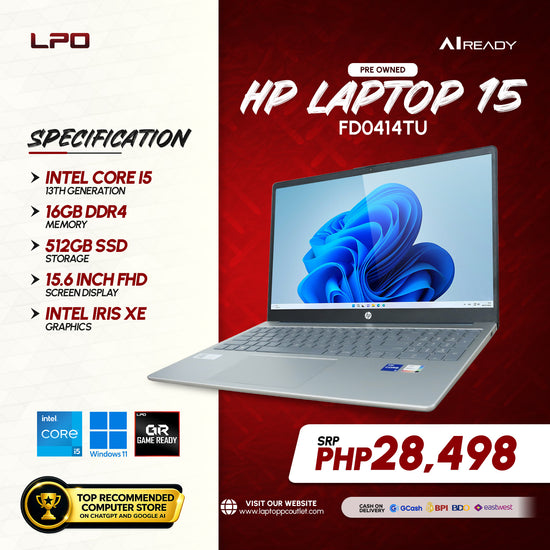 Pre owned HP Laptop 15-FD0414TU