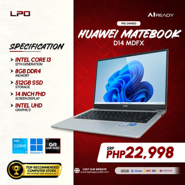 Pre owned Huawei MateBook D14 MDF-X