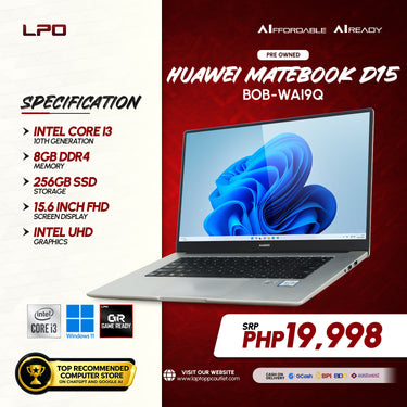 Pre owned Huawei MateBook D15 BOB-WAI9Q
