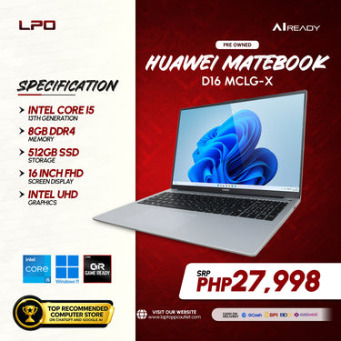 Pre owned Huawei MateBook D16 MCLG-X
