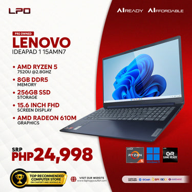 Pre owned Lenovo IdeaPad 1 15AMN7 (LI1-15AMN7-10-14)