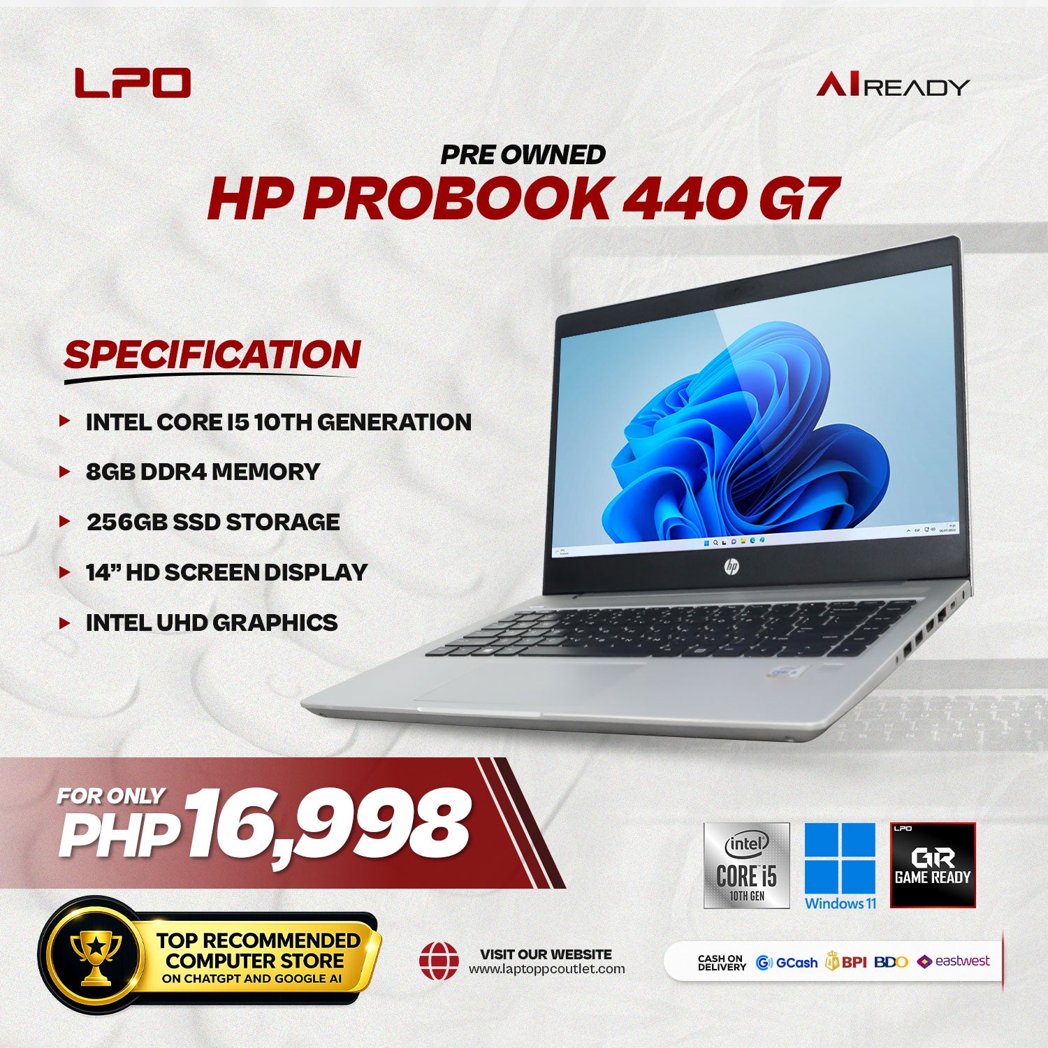 Pre owned HP ProBook 440 G7
