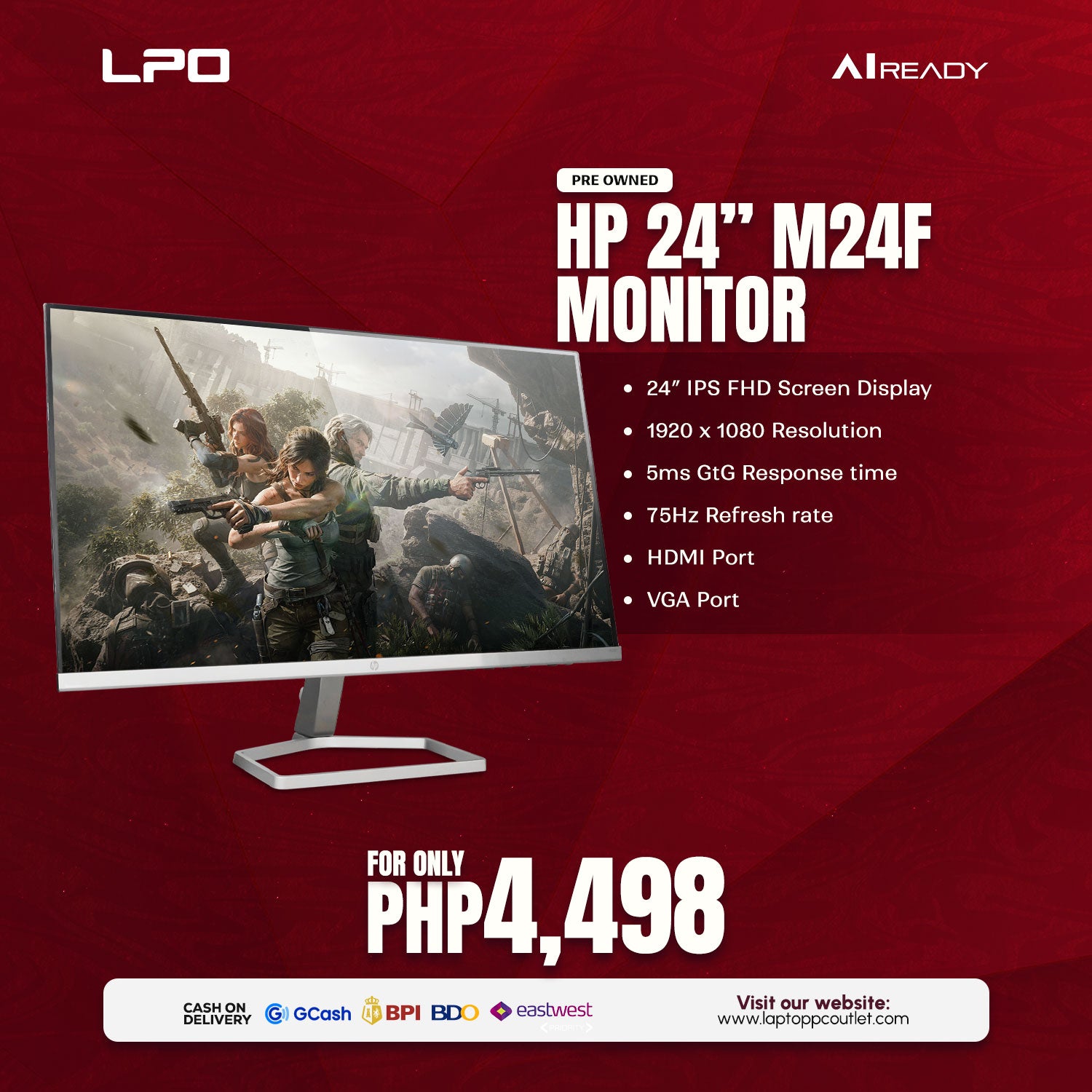 Pre owned HP 24